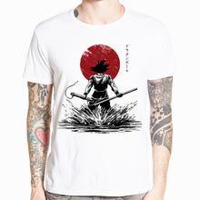 Load image into Gallery viewer, Dragon Ball Z Goku T-shirt Short sleeve O-Neck Tshirt Summer Saiyan Vegeta Harajuku brand clothing T shirt HCP316