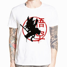 Load image into Gallery viewer, Dragon Ball Z Goku T-shirt Short sleeve O-Neck Tshirt Summer Saiyan Vegeta Harajuku brand clothing T shirt HCP316