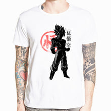 Load image into Gallery viewer, Dragon Ball Z Goku T-shirt Short sleeve O-Neck Tshirt Summer Saiyan Vegeta Harajuku brand clothing T shirt HCP316