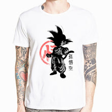 Load image into Gallery viewer, Dragon Ball Z Goku T-shirt Short sleeve O-Neck Tshirt Summer Saiyan Vegeta Harajuku brand clothing T shirt HCP316