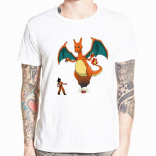 Load image into Gallery viewer, Dragon Ball Z Goku T-shirt Short sleeve O-Neck Tshirt Summer Saiyan Vegeta Harajuku brand clothing T shirt HCP316