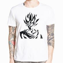 Load image into Gallery viewer, Dragon Ball Z Goku T-shirt Short sleeve O-Neck Tshirt Summer Saiyan Vegeta Harajuku brand clothing T shirt HCP316