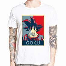 Load image into Gallery viewer, Dragon Ball Z Goku T-shirt Short sleeve O-Neck Tshirt Summer Saiyan Vegeta Harajuku brand clothing T shirt HCP316
