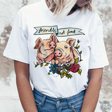 Load image into Gallery viewer, vegan Save The Bees t shirt women t-shirt tshirt women graphic top tee shirts korean kawaii  harajuku 2019 ulzzang new female