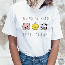 Load image into Gallery viewer, vegan Save The Bees t shirt women t-shirt tshirt women graphic top tee shirts korean kawaii  harajuku 2019 ulzzang new female