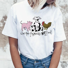 Load image into Gallery viewer, vegan Save The Bees t shirt women t-shirt tshirt women graphic top tee shirts korean kawaii  harajuku 2019 ulzzang new female