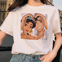 Load image into Gallery viewer, Women Clothes 2019 New Summer Thin Section Tshirt Women Vogue Princess Streetwear Leisure O-neck Funny Female T-shirt Tops