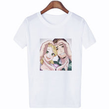 Load image into Gallery viewer, Women Clothes 2019 New Summer Thin Section Tshirt Women Vogue Princess Streetwear Leisure O-neck Funny Female T-shirt Tops