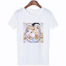 Load image into Gallery viewer, Women Clothes 2019 New Summer Thin Section Tshirt Women Vogue Princess Streetwear Leisure O-neck Funny Female T-shirt Tops
