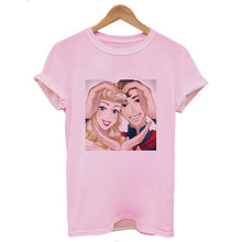 Load image into Gallery viewer, Women Clothes 2019 New Summer Thin Section Tshirt Women Vogue Princess Streetwear Leisure O-neck Funny Female T-shirt Tops
