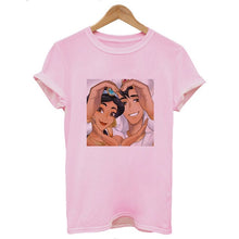Load image into Gallery viewer, Women Clothes 2019 New Summer Thin Section Tshirt Women Vogue Princess Streetwear Leisure O-neck Funny Female T-shirt Tops