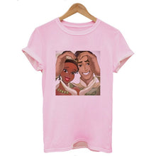 Load image into Gallery viewer, Women Clothes 2019 New Summer Thin Section Tshirt Women Vogue Princess Streetwear Leisure O-neck Funny Female T-shirt Tops