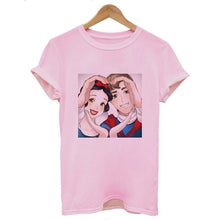 Load image into Gallery viewer, Women Clothes 2019 New Summer Thin Section Tshirt Women Vogue Princess Streetwear Leisure O-neck Funny Female T-shirt Tops