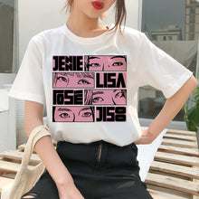 Load image into Gallery viewer, Blackpink Kill This Love T Shirt Harajuku LISA JISOO JENNIE ROSE 90s Cartoon Tshirt Women Fashion Top Tee Female Ullzang T-shirt