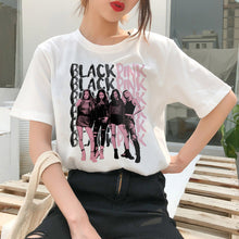 Load image into Gallery viewer, Blackpink Kill This Love T Shirt Harajuku LISA JISOO JENNIE ROSE 90s Cartoon Tshirt Women Fashion Top Tee Female Ullzang T-shirt