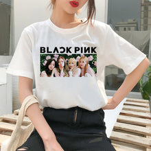 Load image into Gallery viewer, Blackpink Kill This Love T Shirt Harajuku LISA JISOO JENNIE ROSE 90s Cartoon Tshirt Women Fashion Top Tee Female Ullzang T-shirt